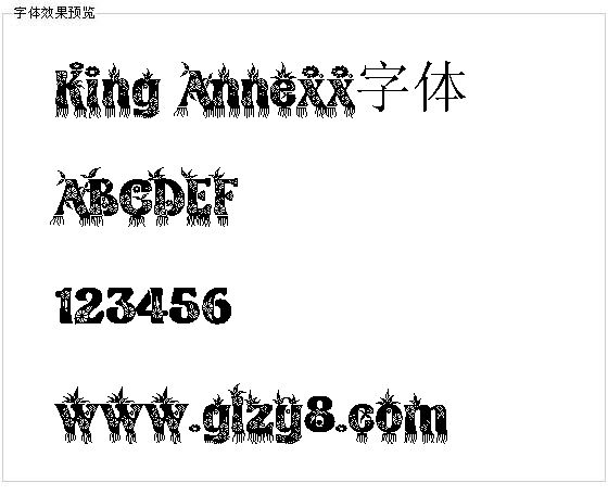 King Annexx字体