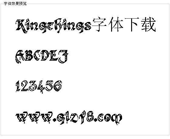 Kingthings字体下载