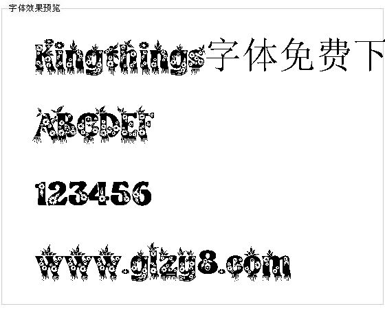 Kingthings字体免费下载