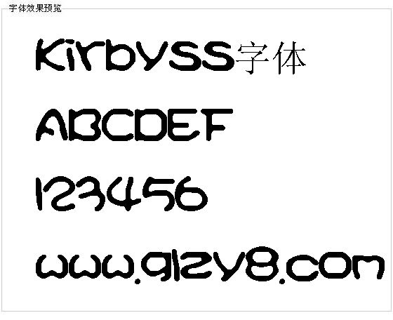 Kirbyss字体