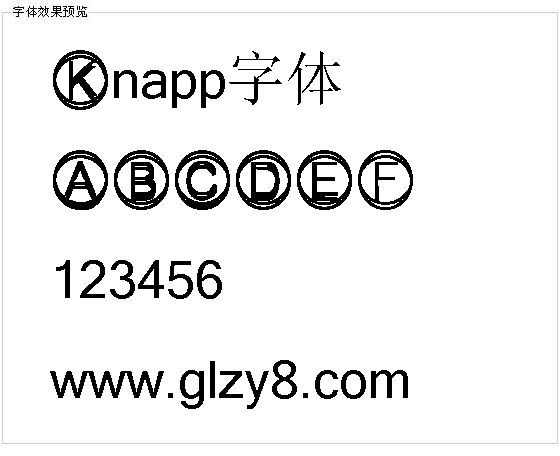 Knapp字体