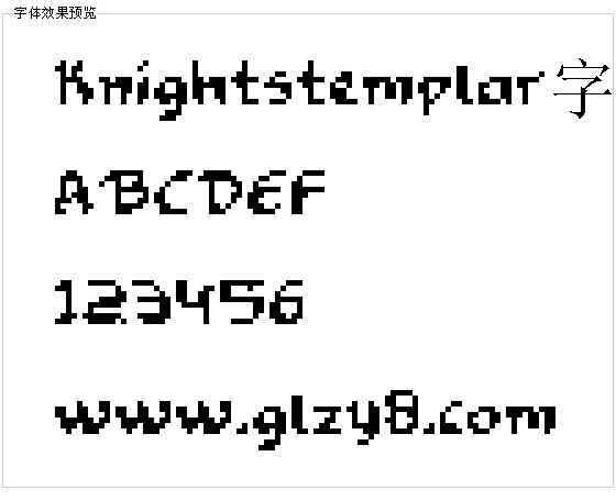 Knightstemplar字体