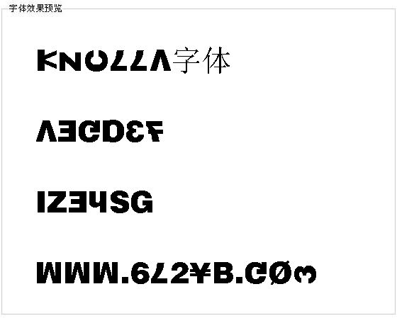 Knulla字体