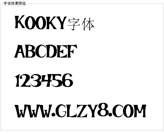 Kooky字体