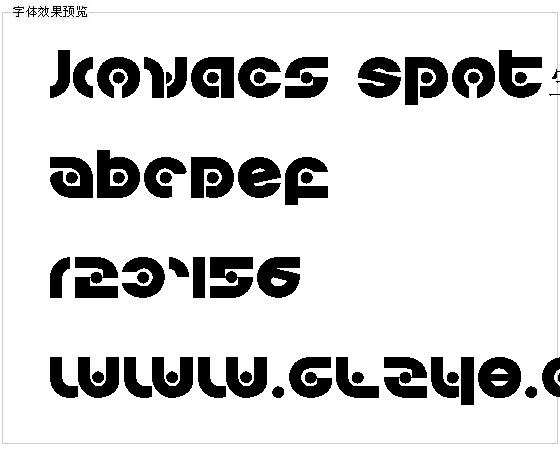 Kovacs Spot字体