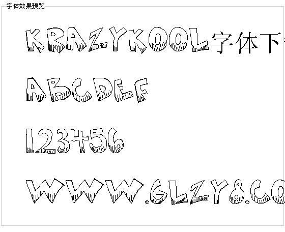 Krazykool字体下载