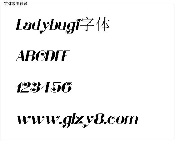 Ladybugi字体