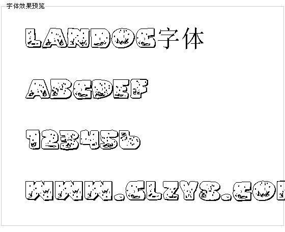 Landog字体