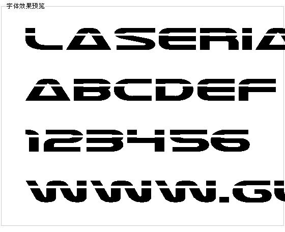 Laserian字体