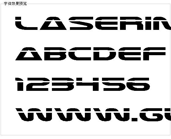 LaserINA字体