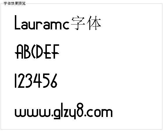 Lauramc字体