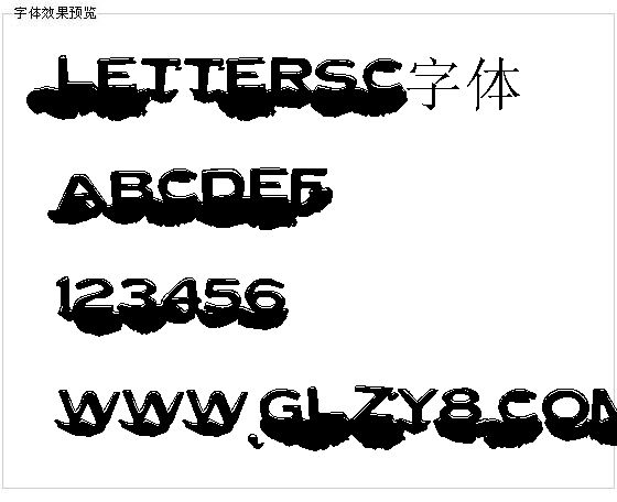 LetterSC字体