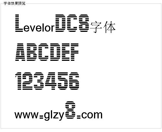 LevelorDCS字体