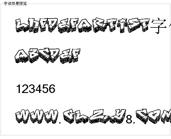 Lhfdefartist字体