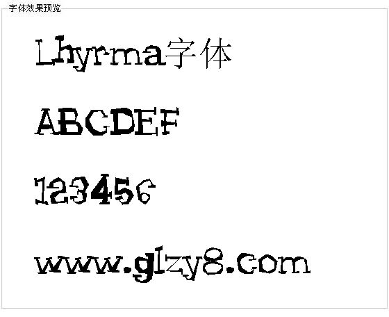 Lhyrma字体