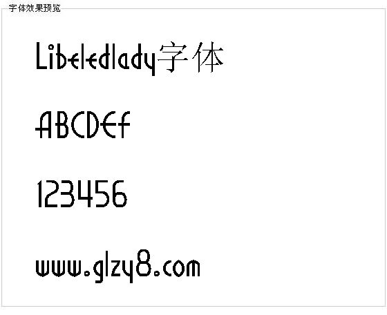 Libeledlady字体