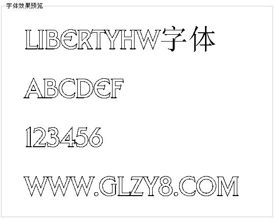 LibertyHW字体