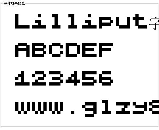 Lilliput字体