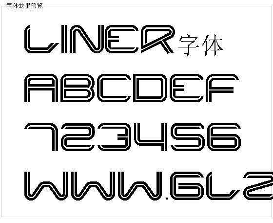 Liner字体