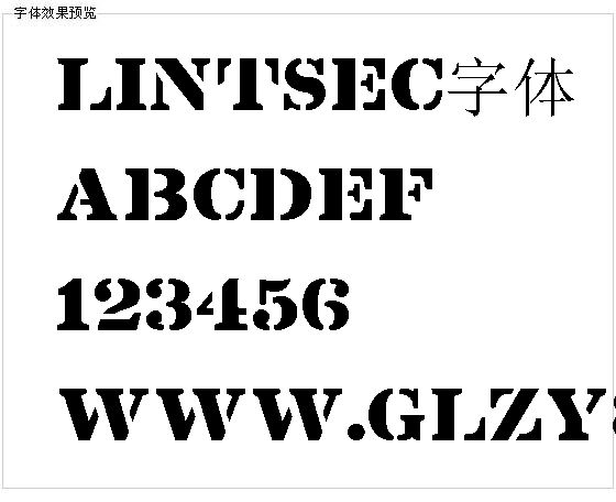 Lintsec字体