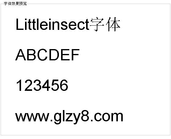 Littleinsect字体