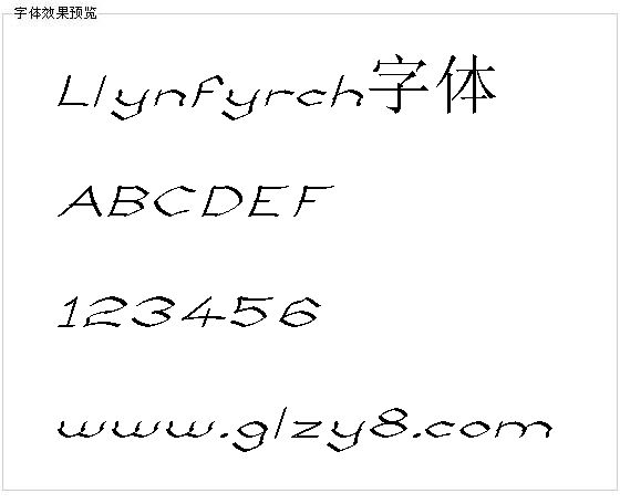 Llynfyrch字体