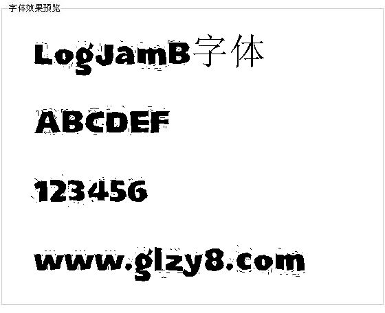 LogJamB字体