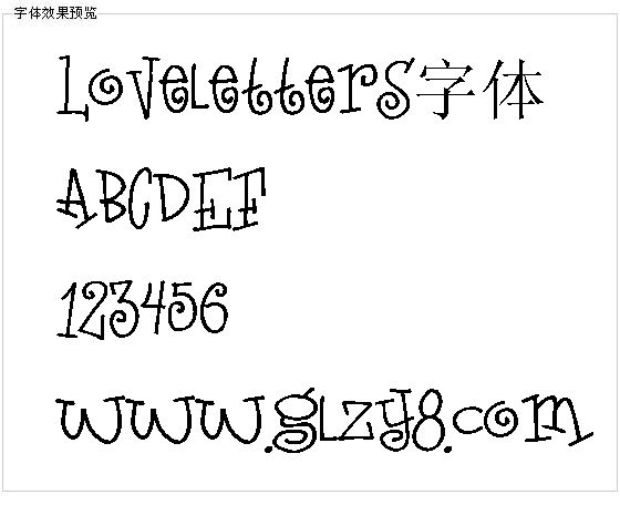 Loveletters字体