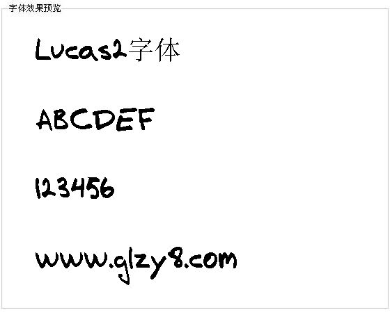 Lucas2字体