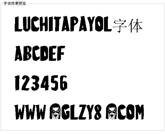 Luchitapayol字体