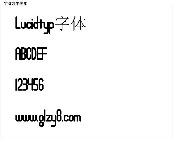 Lucidtyp字体