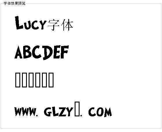 Lucy字体