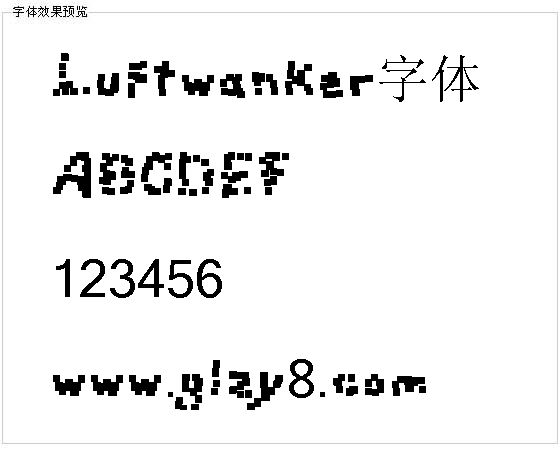 Luftwanker字体