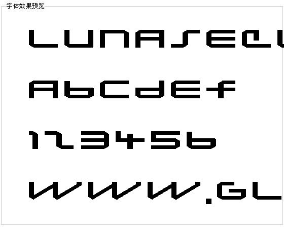 Lunasequent字体