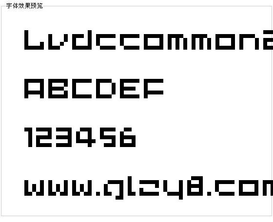 Lvdccommon2字体