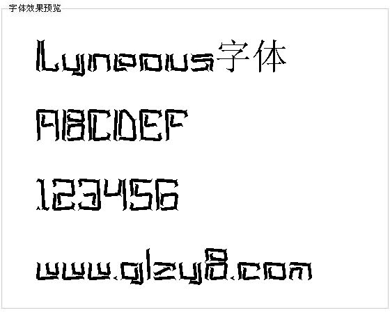 Lyneous字体