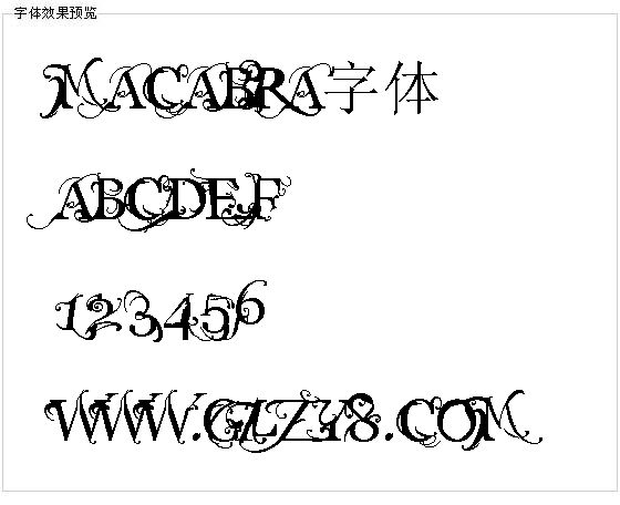 Macabra字体