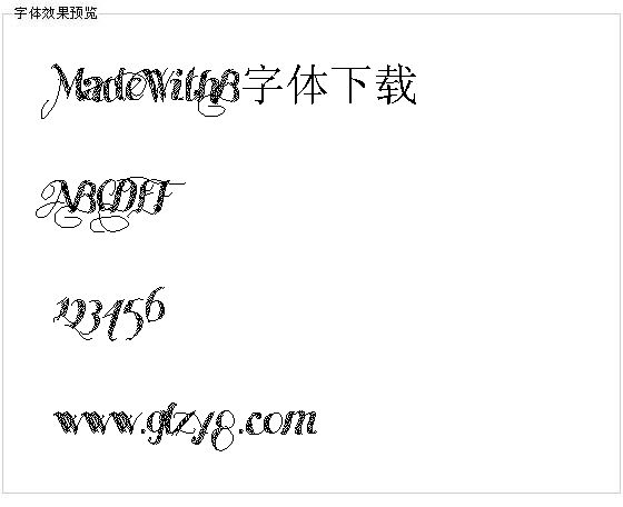 MadeWithB字体下载