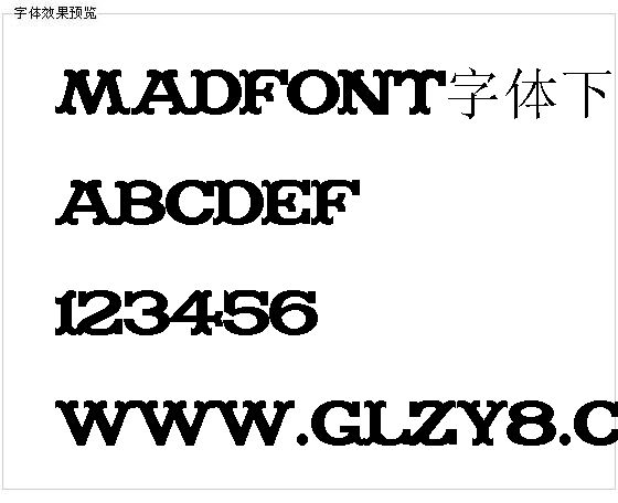 MADFONT字体下载