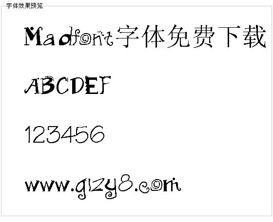 Madfont字体免费下载