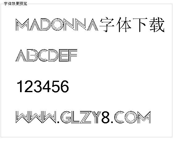 Madonna字体下载