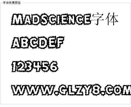 MadScience字体