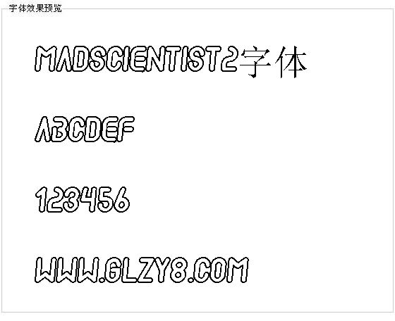 Madscientist2字体