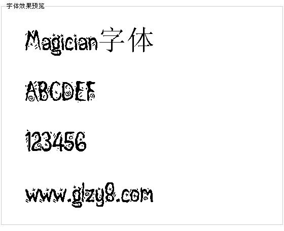 Magician字体