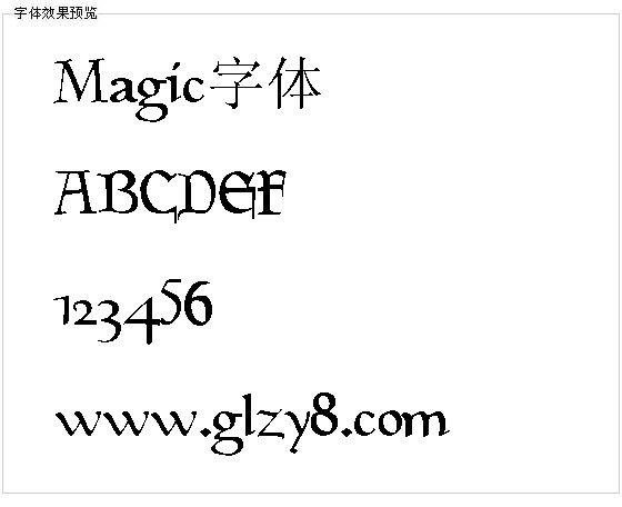 Magic字体