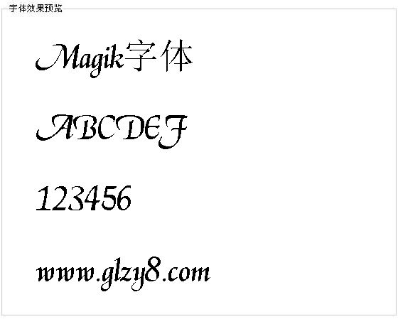 Magik字体