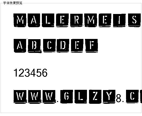 Malermeister字体