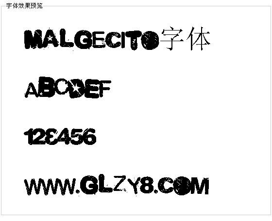 Malgecito字体