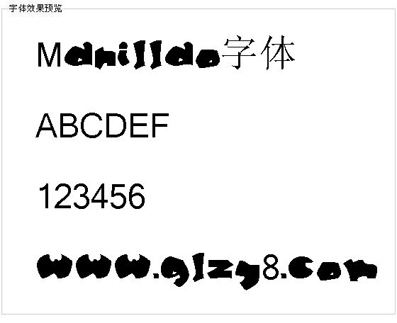 Manillao字体