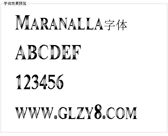 Maranalla字体